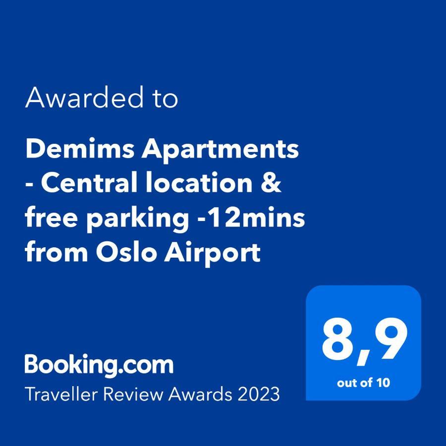 Demims Apartments Lillestrom - Central Location & Parking Buitenkant foto