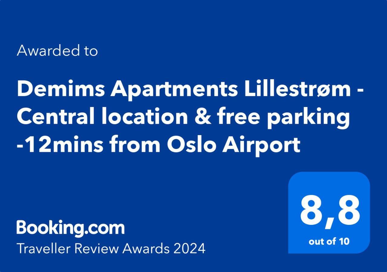 Demims Apartments Lillestrom - Central Location & Parking Buitenkant foto